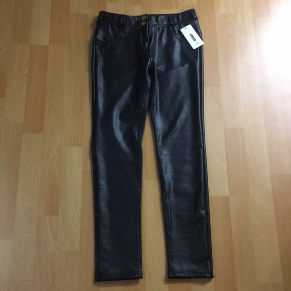 X - Woman Pants - Eco Leather Push Up Leggings